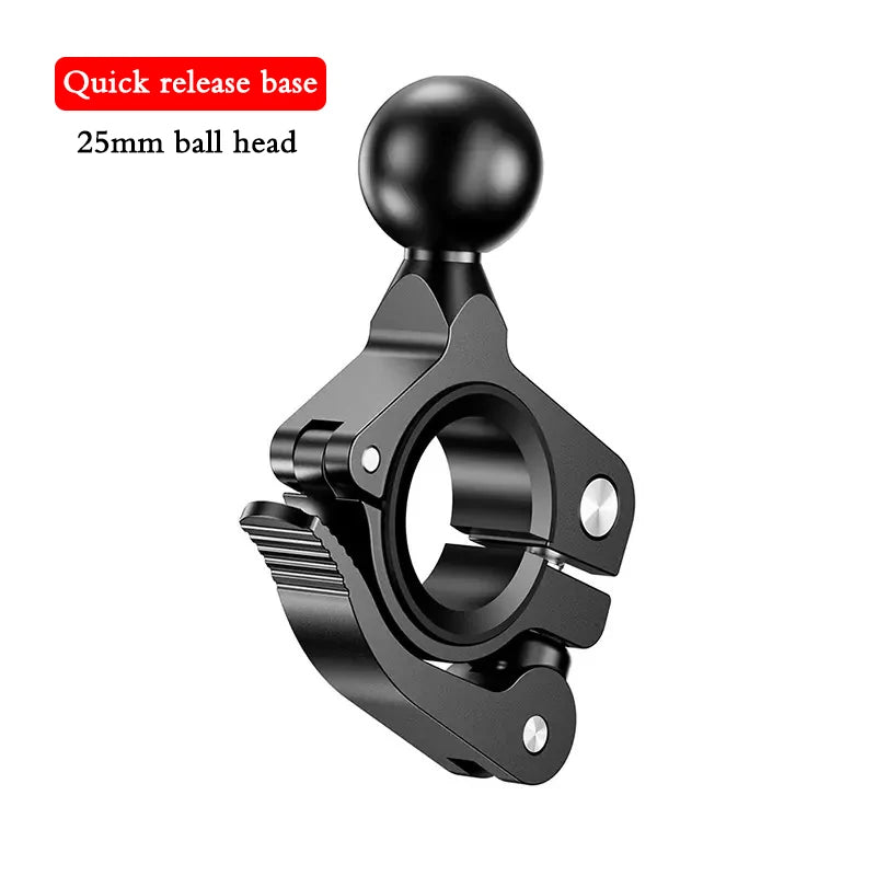 Versatile 1 Inch Ball Adapter for Motorcycle Handlebar - Perfect for Action Cameras and Phones