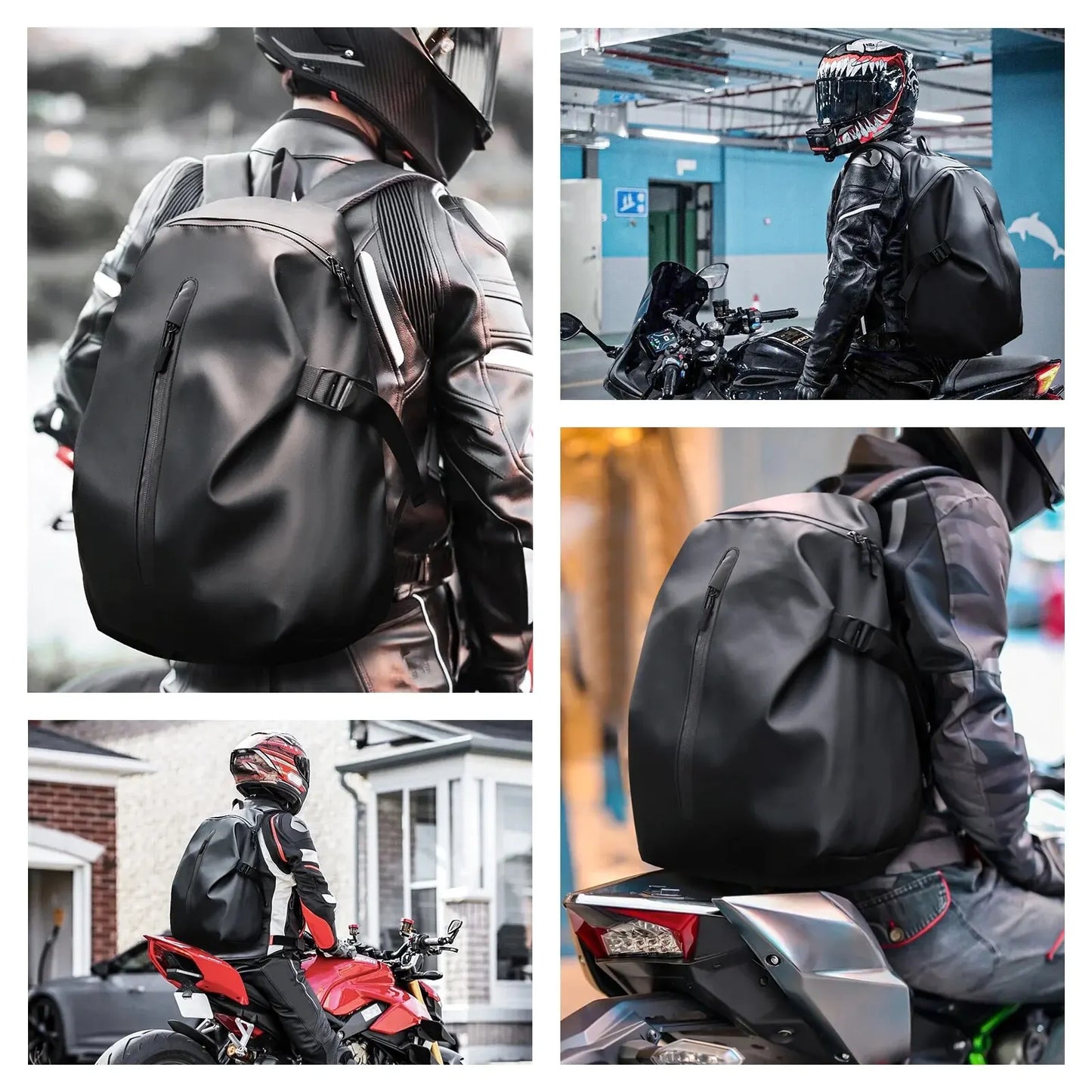 Stylish Waterproof Black Backpack for All Your Adventures