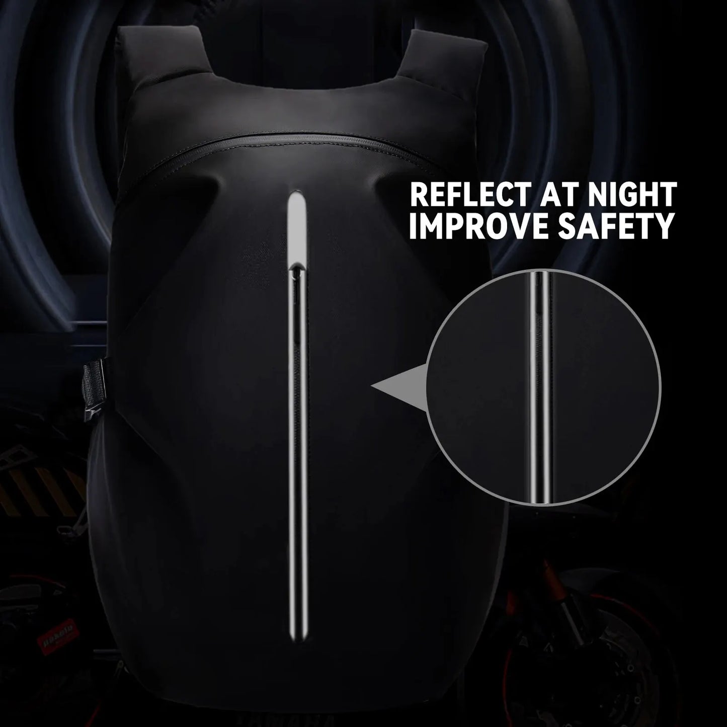Stylish Waterproof Black Backpack for All Your Adventures