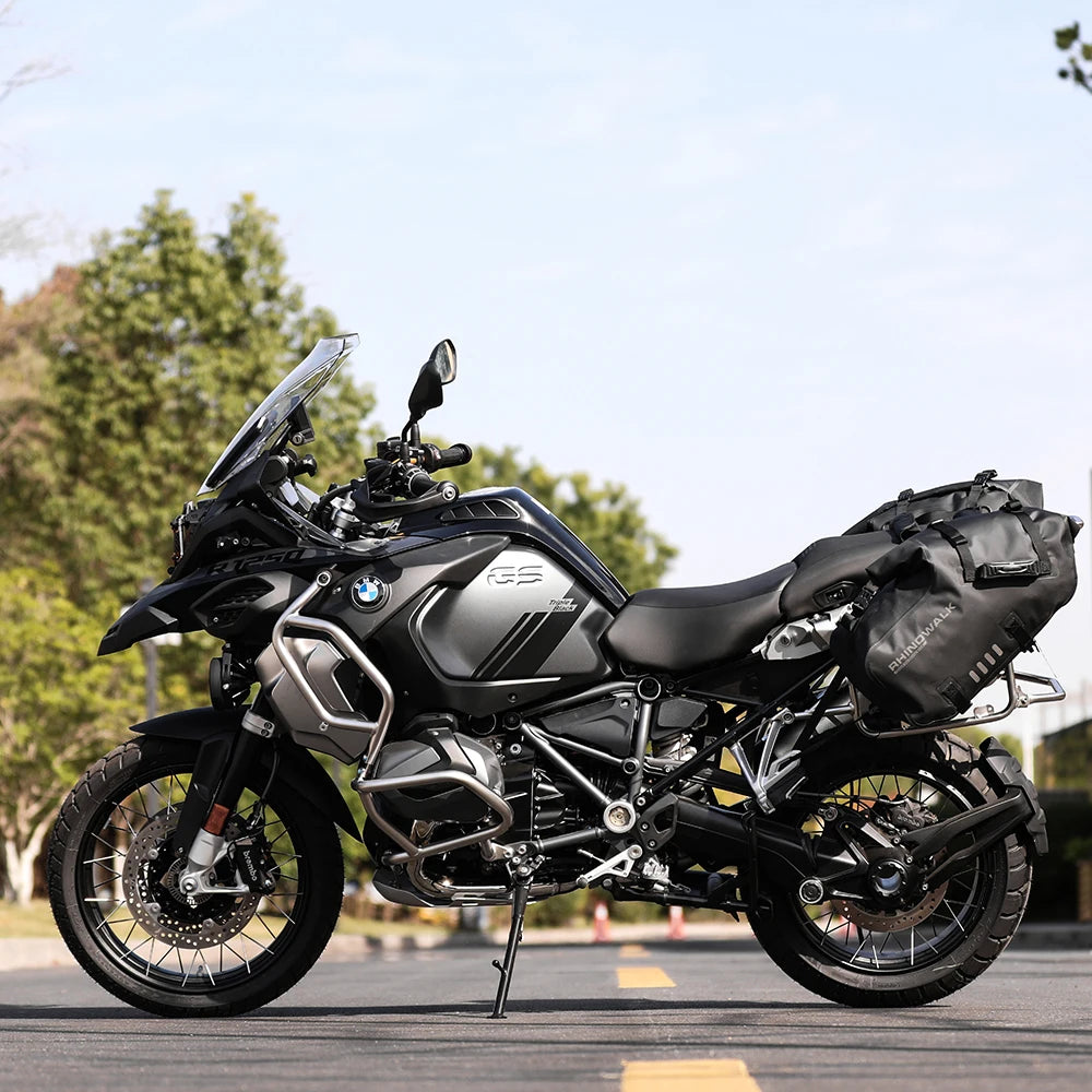 Upgrade Your Ride with Our 2 Pcs Waterproof Motorcycle Saddle Side Pannier Bags - Perfect for Travel (18L/28L/48L Options)!