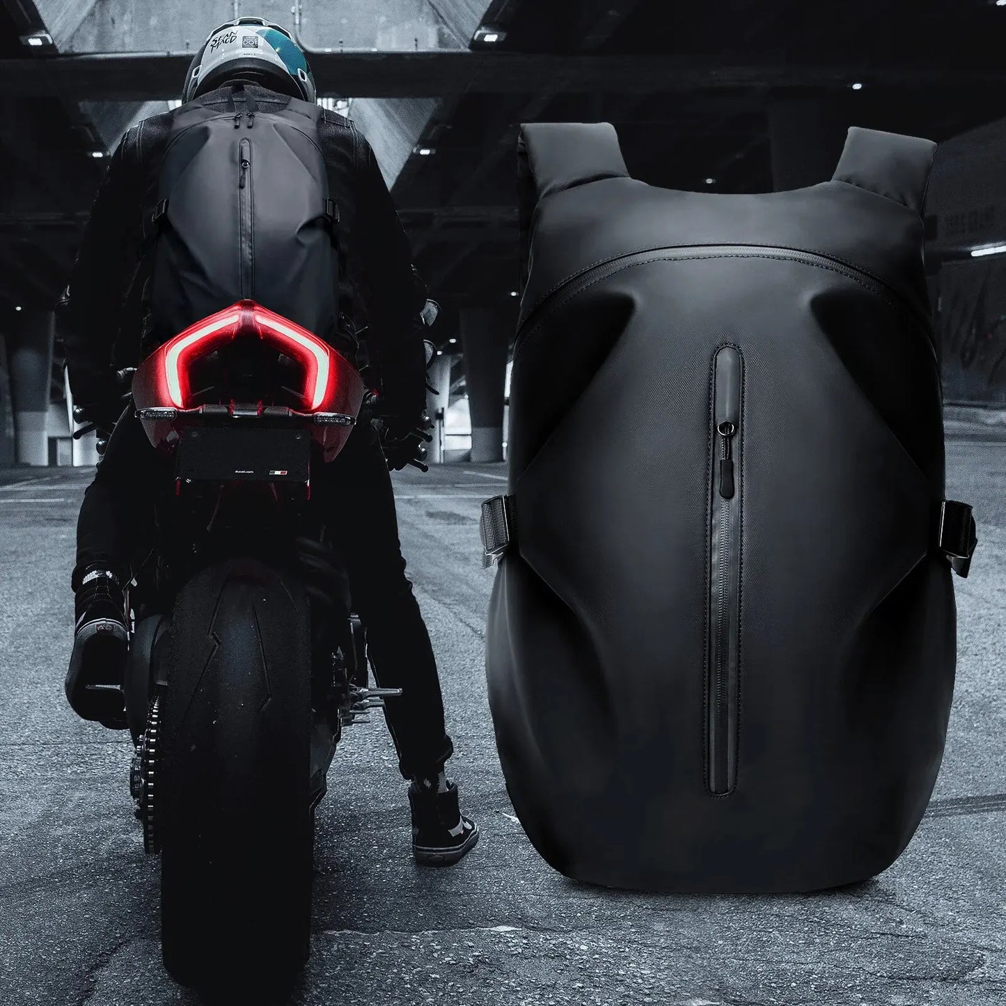 Stylish Waterproof Black Backpack for All Your Adventures