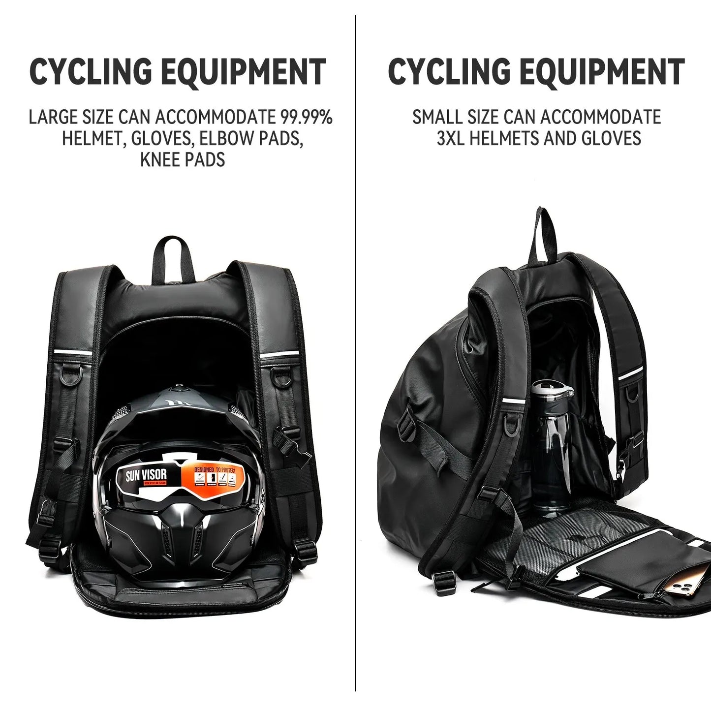 Stylish Waterproof Black Backpack for All Your Adventures