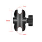 Versatile 1 Inch Ball Adapter for Motorcycle Handlebar - Perfect for Action Cameras and Phones