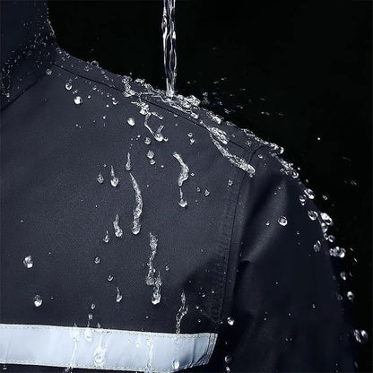 Stay Dry in Style: 2-Piece Hooded Rain Suit for Women