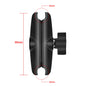 Versatile 1 Inch Ball Adapter for Motorcycle Handlebar - Perfect for Action Cameras and Phones