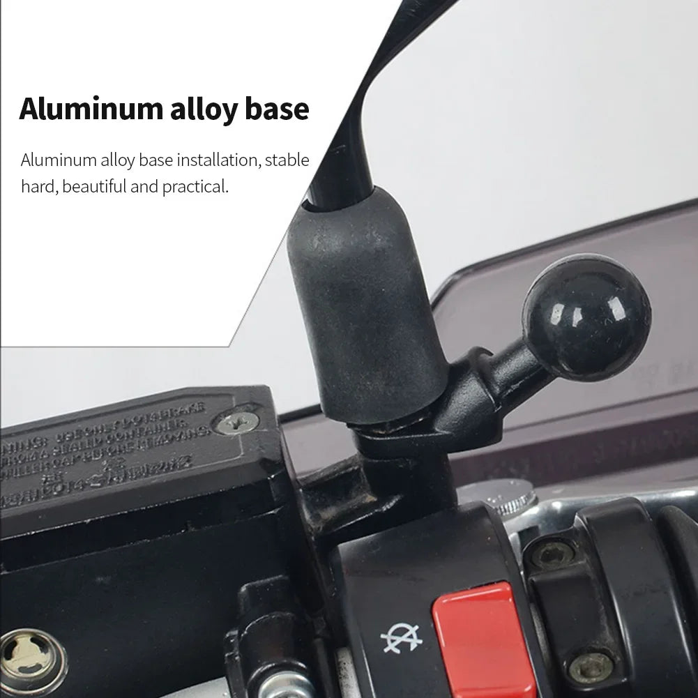 Ultimate Motorcycle 1'' Ball Head Adapter for Camera and Phone - Easy Install & Durable Design