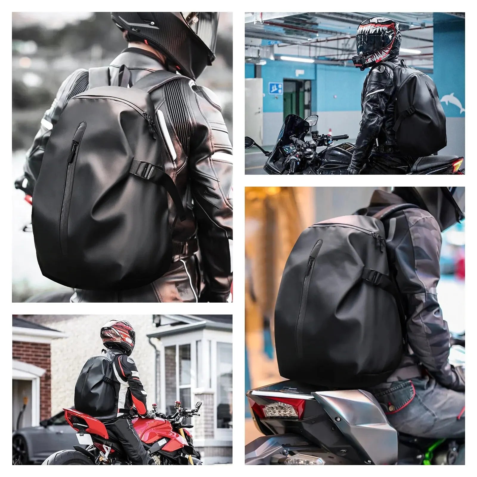 Stylish Waterproof Black Backpack for All Your Adventures
