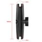Versatile 1 Inch Ball Adapter for Motorcycle Handlebar - Perfect for Action Cameras and Phones